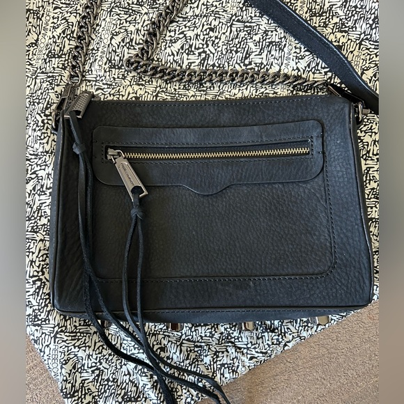 Rebecca Minkoff Black Suede Crossbody - Picture 6 of 8